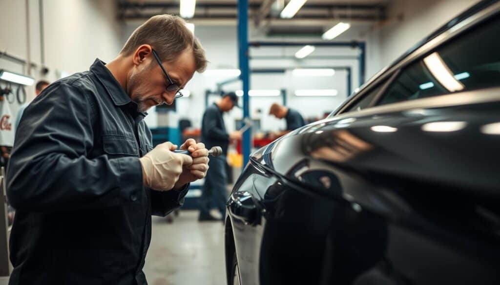 Hagelschaden Reparatur Prozess