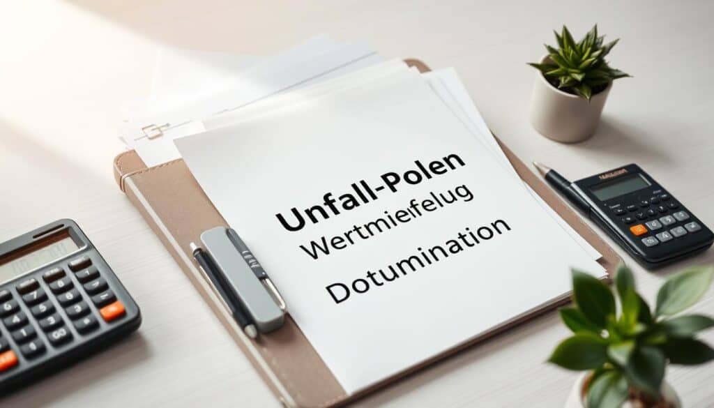 Unfall Polen Wertminderung Dokumentation