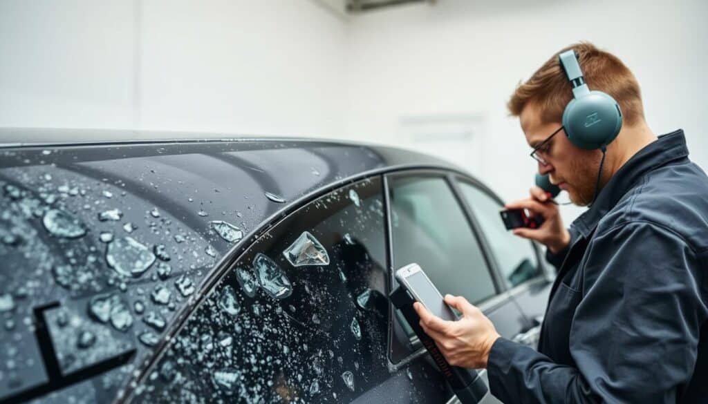 technische Begutachtung Hagelschaden